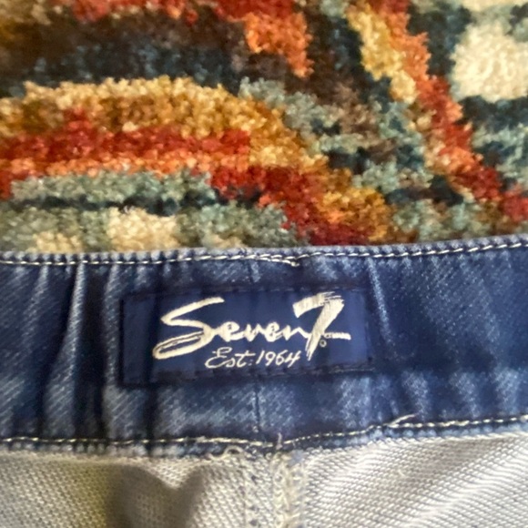 Seven7 Women's Blue Jogger Jeans - Picture 3 of 7